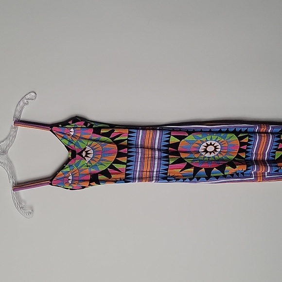 Mara Hoffman Bodycon XS Maxi Dress Long Backless Column Shakti Mosaic Sexy Print - Picture 4 of 16